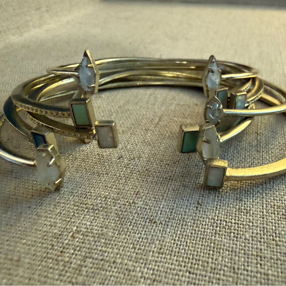 RETIRED Kendra Scott Cuff Bracelets, Set of 7